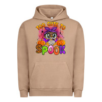 Pigment Burro too cute to spook with owl Urban Hoodie - Artiststas