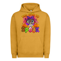 Pigment Peanut Butter too cute to spook with owl Urban Hoodie - Artiststas