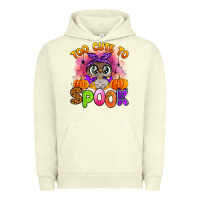Pigment Pistachio too cute to spook with owl Urban Hoodie - Artiststas