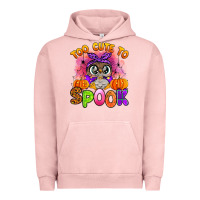 Pigment Salmon too cute to spook with owl Urban Hoodie - Artiststas