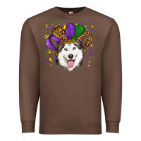 Chestnut Mardi gras hat husky Premium Sweatshirt - RanaPortraitStore