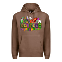 Chestnut mardi gras dentist Premium Hoodie - AdoDesignShop