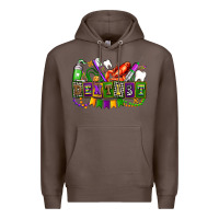 Coffee mardi gras dentist Premium Hoodie - AdoDesignShop