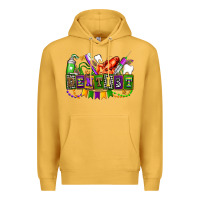 Mustard mardi gras dentist Premium Hoodie - AdoDesignShop