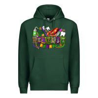 Sports Green mardi gras dentist Premium Hoodie - AdoDesignShop