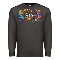 Smoke she is strong proverbs 31 25 Premium Sweatshirt - Zillion Design Studio