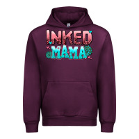 Mauve Wine inked mama Urban Hoodie - AdoDesignShop