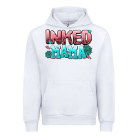 White inked mama Urban Hoodie - AdoDesignShop