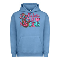 Pigment Pebble Blue refuse to sink Urban Hoodie - JahusDesignShop
