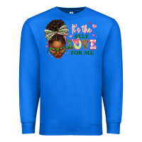 True Royal sorority colors it's the self love for me afro wom Premium Sweatshirt - texasbilliewilder