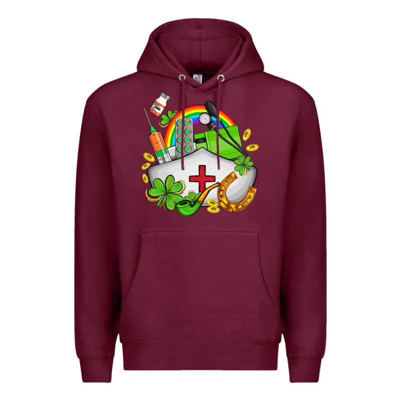 Nurse  St Patricks Premium Hoodie by AdoDesignShop | Teevron