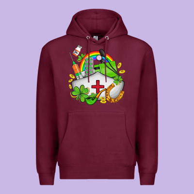 Nurse  St Patricks Premium Hoodie Designed By Adodesignshop