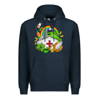 Navy nurse  st patricks Premium Hoodie - AdoDesignShop