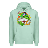 Seafoam nurse  st patricks Premium Hoodie - AdoDesignShop