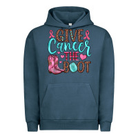 Pigment Midnight Navy give cancer the boot Urban Hoodie - JahusDesignShop
