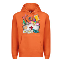 Carrot nurse  easter Premium Hoodie - AdoDesignShop