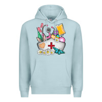 Blue Mist nurse  easter Premium Hoodie - AdoDesignShop