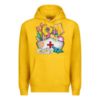 Lemon nurse  easter Premium Hoodie - AdoDesignShop