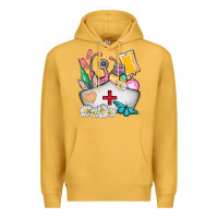 Mustard nurse  easter Premium Hoodie - AdoDesignShop