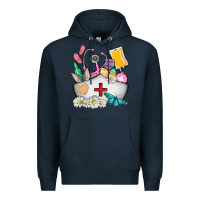 Navy nurse  easter Premium Hoodie - AdoDesignShop