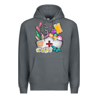 Rock nurse  easter Premium Hoodie - AdoDesignShop