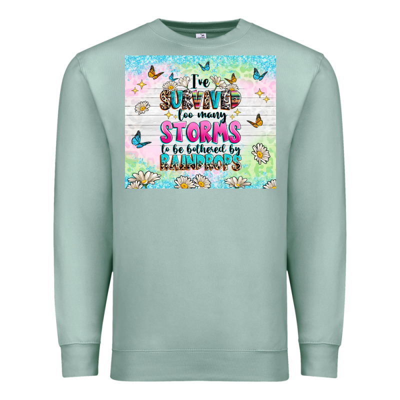 Ive Survived Too Many Storms Premium Sweatshirt by texasbilliewilder | Teevron