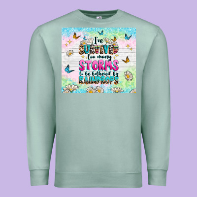 Premium Sweatshirt ive survived too many storms