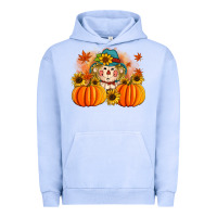 Pigment Grape Ice fall scarecrow with pumpkins Urban Hoodie - Artiststas