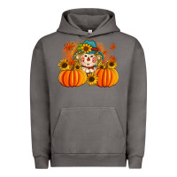 Pigment Tornado fall scarecrow with pumpkins Urban Hoodie - Artiststas