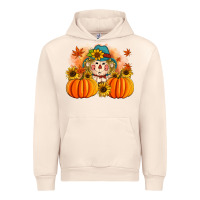 Sandshell fall scarecrow with pumpkins Urban Hoodie - Artiststas