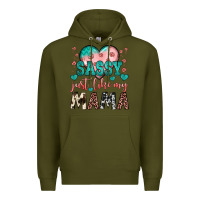 Army Green sassy just like my mama Premium Hoodie - JahusDesignShop