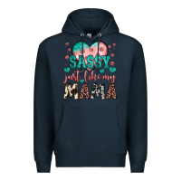 Navy sassy just like my mama Premium Hoodie - JahusDesignShop