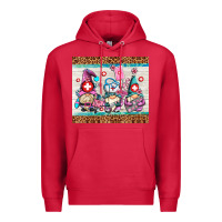Cardinal nurse gnomes Premium Hoodie - AdoDesignShop