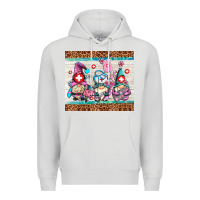 Dove Grey nurse gnomes Premium Hoodie - AdoDesignShop