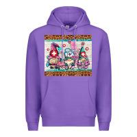 Purple nurse gnomes Premium Hoodie - AdoDesignShop