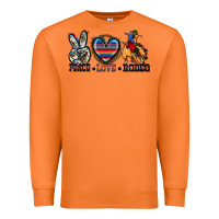 Carrot peace love rodeo Premium Sweatshirt - Zillion Design Studio