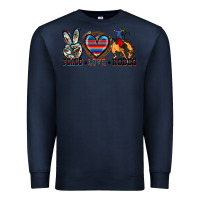 Navy peace love rodeo Premium Sweatshirt - Zillion Design Studio