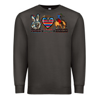 Smoke peace love rodeo Premium Sweatshirt - Zillion Design Studio