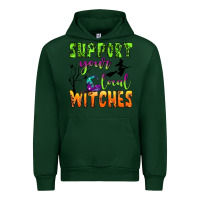 Forest Green support your local witches Urban Hoodie - BundleAndBundleShop
