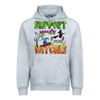 Heather Grey support your local witches Urban Hoodie - BundleAndBundleShop