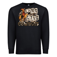 Black long live cowboys Premium Sweatshirt - Zillion Design Studio