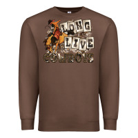 Chestnut long live cowboys Premium Sweatshirt - Zillion Design Studio