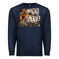 Navy long live cowboys Premium Sweatshirt - Zillion Design Studio