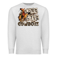 Oatmeal Heather long live cowboys Premium Sweatshirt - Zillion Design Studio