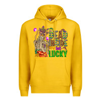 Lemon mardi gras dead inside but lucky  with skeleton Premium Hoodie - AdoDesignShop