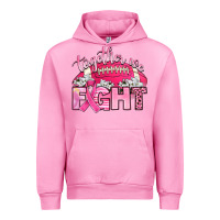 Fuchsia Pink together we fight Urban Hoodie - Artiststas