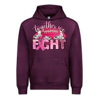 Mauve Wine together we fight Urban Hoodie - Artiststas