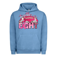 Pigment Pebble Blue together we fight Urban Hoodie - Artiststas