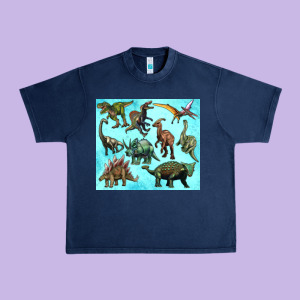 Dinosaurs Tumbler Urban Heavy Tee Designed By Artiststas