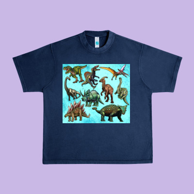 Dinosaurs Tumbler Urban Heavy Tee Designed By Artiststas